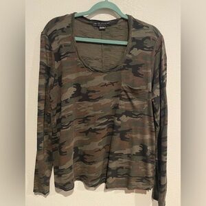 Social Standard by Sanctuary XXL Camouflage long sleeve shirt.
